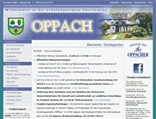 Tablet Screenshot of oppach.de